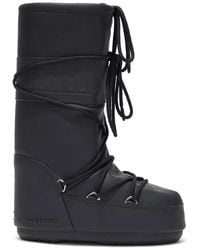 Moon Boot - Stivali Da Neve Icon Nera - Lyst