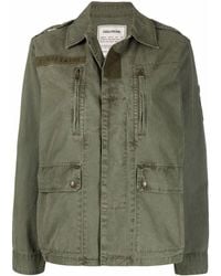 Zadig & Voltaire - Slogan-patch Military Jacket - Lyst