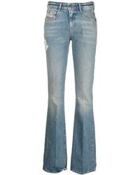 DIESEL - Ausgeblichene D-Ebbey Bootcut-Jeans - Lyst