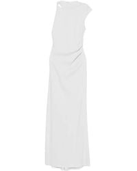 Patrizia Pepe - Asymmetric-Arm Maxi Dress - Lyst