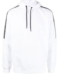 Calvin Klein - Sudadera con capucha y franja del logo - Lyst