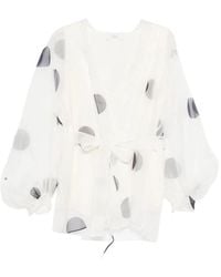 Marina Rinaldi - Ivory Shirt - Lyst