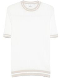 Eleventy - Round-Neck T-Shirt - Lyst