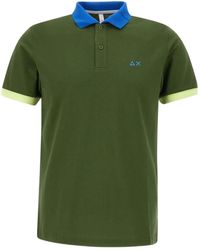 Sun 68 - Colour-Blocked Polo Shirt - Lyst