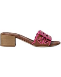 Fendi - Scalloped Sandals - Lyst