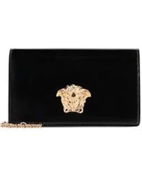Versace - Medusa Patent-Leather Clutch Bag - Lyst