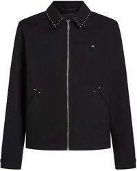 KARL LAGERFELD - Karl Dna Studded Jacket - Lyst