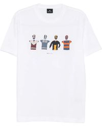 Paul Smith - Cycle-Print T-Shirt - Lyst