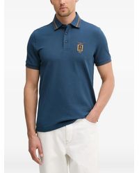 Aeronautica Militare - Embroidered-Logo Piqué Polo Shirt - Lyst