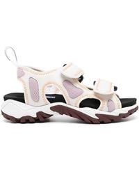 McQ - Panelled Touch-Strap Sandals - Lyst