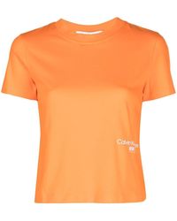 Calvin Klein - Camiseta con logo estampado - Lyst