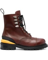 Toga Virilis - Leather Ankle Boots - Lyst