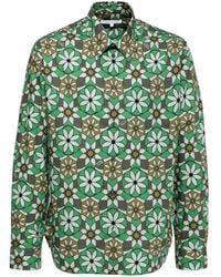 Maison Kitsuné - Hemd mit Blumen-Print - Lyst