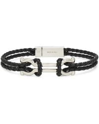 Ferragamo - Double Gancini Bracelet (18 Cm) - Lyst
