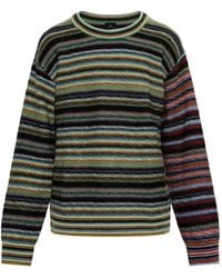 Paul Smith - Cotton Striped Sweater - Lyst