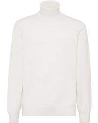 Brunello Cucinelli - Maglione A Collo Alto - Lyst