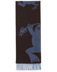 Henrik Vibskov - Bug Press Jacquard-Knit Scarf - Lyst