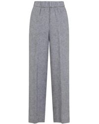 Peserico - Elasticated-Waist Trousers - Lyst