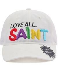 SAINT Mxxxxxx - Embroidered-Logo Baseball Cap - Lyst