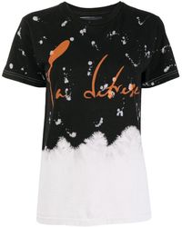 LA DETRESSE - Logo-print Cotton T-shirt - Lyst