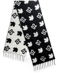DSquared² - Sciarpa Con Monogramma D2 - Lyst