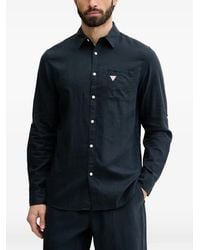 Guess - Overhemd Met Logopatch - Lyst