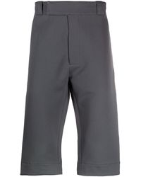 Prada - Cotton Tailored Shorts - Lyst