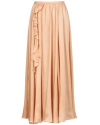Ulla Johnson - Zena Ruffle Midi Skirt - Lyst