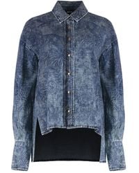 Just Cavalli - Denim Shirt - Lyst