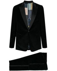 Paul Smith - Single-breasted Velvet-finish Tuxedo Suit - Lyst