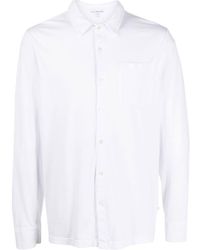 James Perse - Plain Long-sleeved Shirt - Lyst