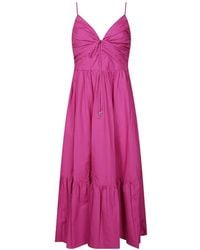 Michael Kors - V-Neck Maxi Dress - Lyst