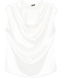 Kiton - Blouse À Détail Drapé - Lyst