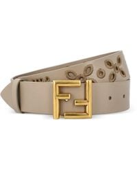 Fendi - Logo-Buckle Belt - Lyst