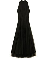 Twinset - Robe Sans Manches En Tulle À Coupe Longue - Lyst