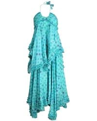 Alexis - Sidi Ruffled Polka-Dot Midi Dress - Lyst