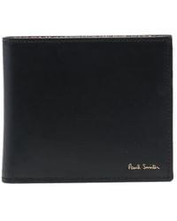 Paul Smith - Portefeuille En Cuir À Rayures - Lyst