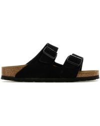 Birkenstock - Arizona Suède Sandalen - Lyst