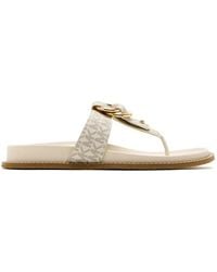 Michael Kors - Jaden Flip-Flops Mit Monogramm-Print - Lyst