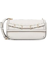 Guess - Snake-Effect Buckle-Detail Shoulder Bag - Lyst