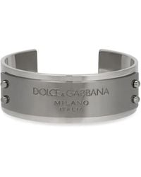Dolce & Gabbana - Logo-Engraved Bangle - Lyst