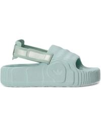 adidas - Adilette Textured Slingback Sandals - Lyst