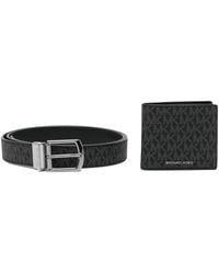 Michael Kors - Monogram Wallet And Belt Set - Lyst