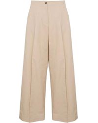 Yves Salomon - Pressed-Crease Trousers - Lyst