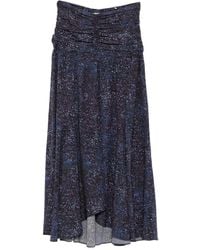 Isabel Marant - Syana Gathered-Print Skirt - Lyst