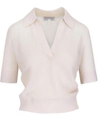 Twp - Cashmere Polo Top - Lyst