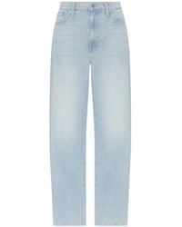Mother - High-Waisted Wide-Leg Jeans - Lyst
