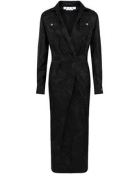 Off-White c/o Virgil Abloh - Long-Sleeve Midi Dress - Lyst