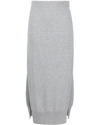 Barrie - High-waist Cashmere Maxi Skirt - Lyst