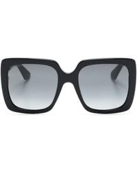 Gucci - Oversize Rectangular Sunglasses - Lyst